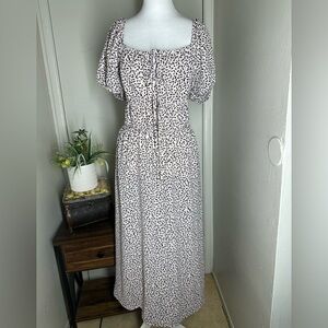 Who What Wear Black and White Maxi Dress